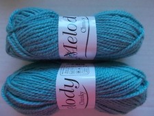 Oxford Melody Chunky yarn, Sage, lot of 2 82 yds each