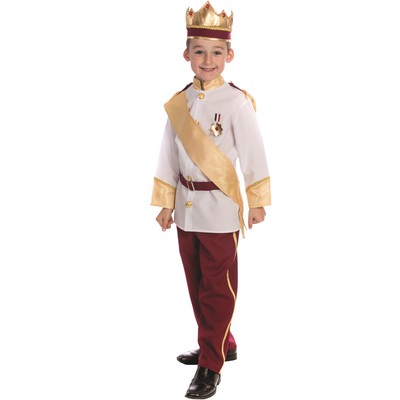 Costume DA PRINCIPE REALE PER RAGAZZI IL PRINCIPE AZZURRO costume da Dress  Up America | eBay