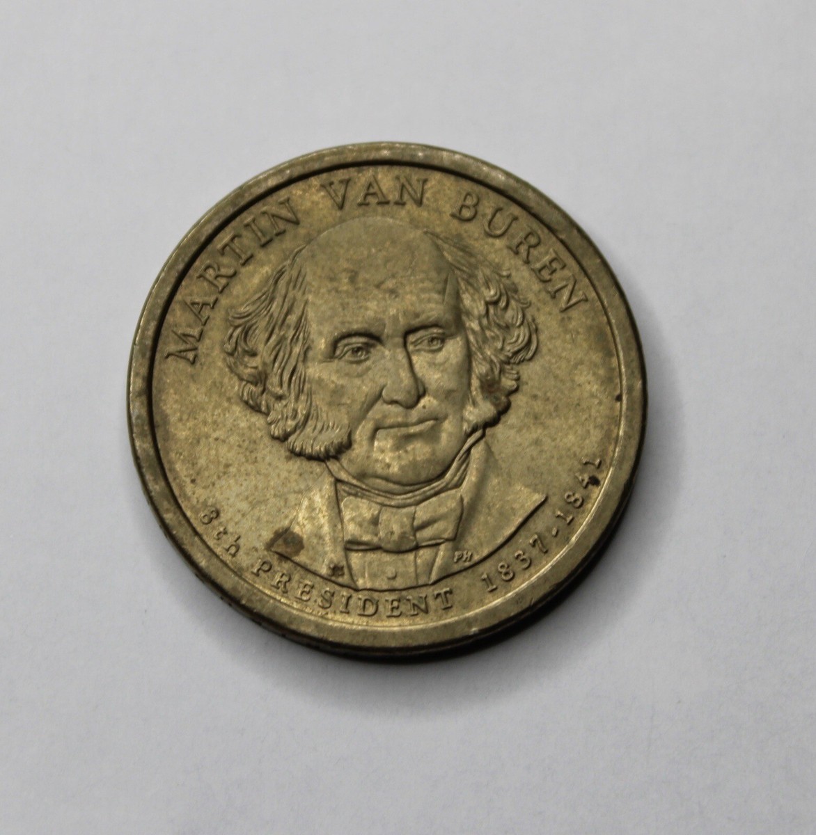マーティン・ヴァン・ビューレン大統領1ドル大統領硬貨　アンティークコイン s-l400.jpg