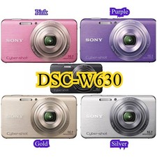 Sony DSC-W630 Cyber-shot Digital Camera 16.1 MP 5x Optical Zoom with Accessories