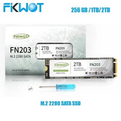 Fikwot FN203 M.2 SATA SSD 6Gb/s TLC Internal Hard Drive For Tablet Mini PC