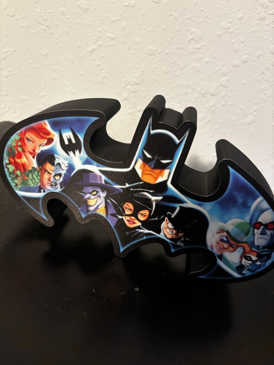 Batman LED Logo Desk Light Wall Hanging Sign – Night Light for