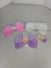 Photography Prop Angel Wings Set of 3 - Infant - Pink, Purple And White