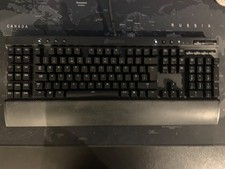 Corsair K95 RGB Keyboard 18 Macro Keys UK Layout Cherry MX Red Switch -Read Desc