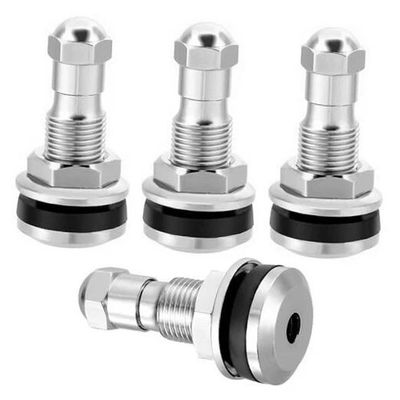 #ad 4 Pack Valve Stem Tire Valve Stems for Tubeless Tires High Pressure Metal $15.99