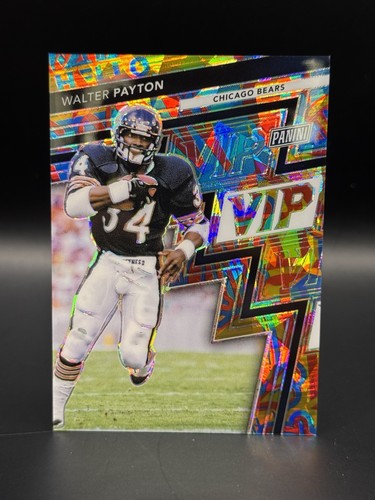 WALTER PAYTON - 2025 Panini The National Gold Pack #33 - HELLO CRACKED ICE - /45