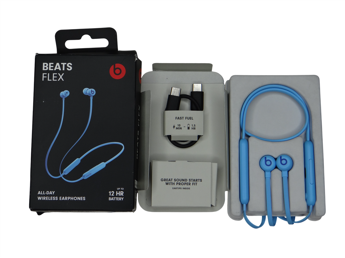 Beats by Dr. Dre Flex Wireless In-Ear Earphones - Flam Blue - Free
