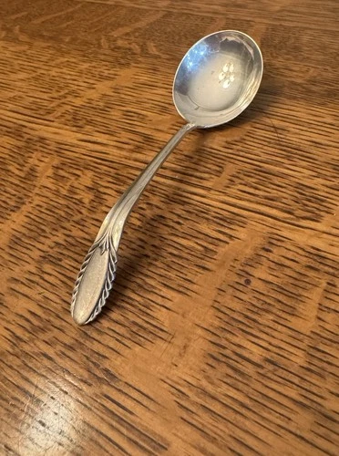 TROUSSEAU by International Sterling Silver Cream Ladle No Mono 5-1/8 Inches