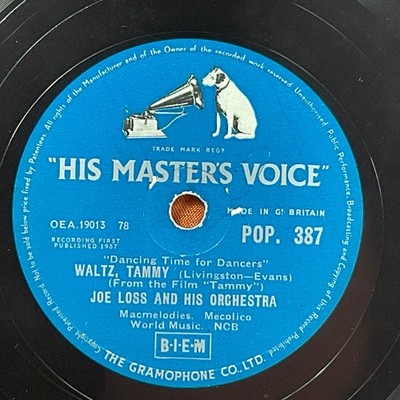 Quick-Step, White Silver Sands/Waltz, Tammy 78 RPM Single 10'' Record