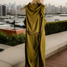 Banana Republic Mustard Gold Dress Size 0 Sheath