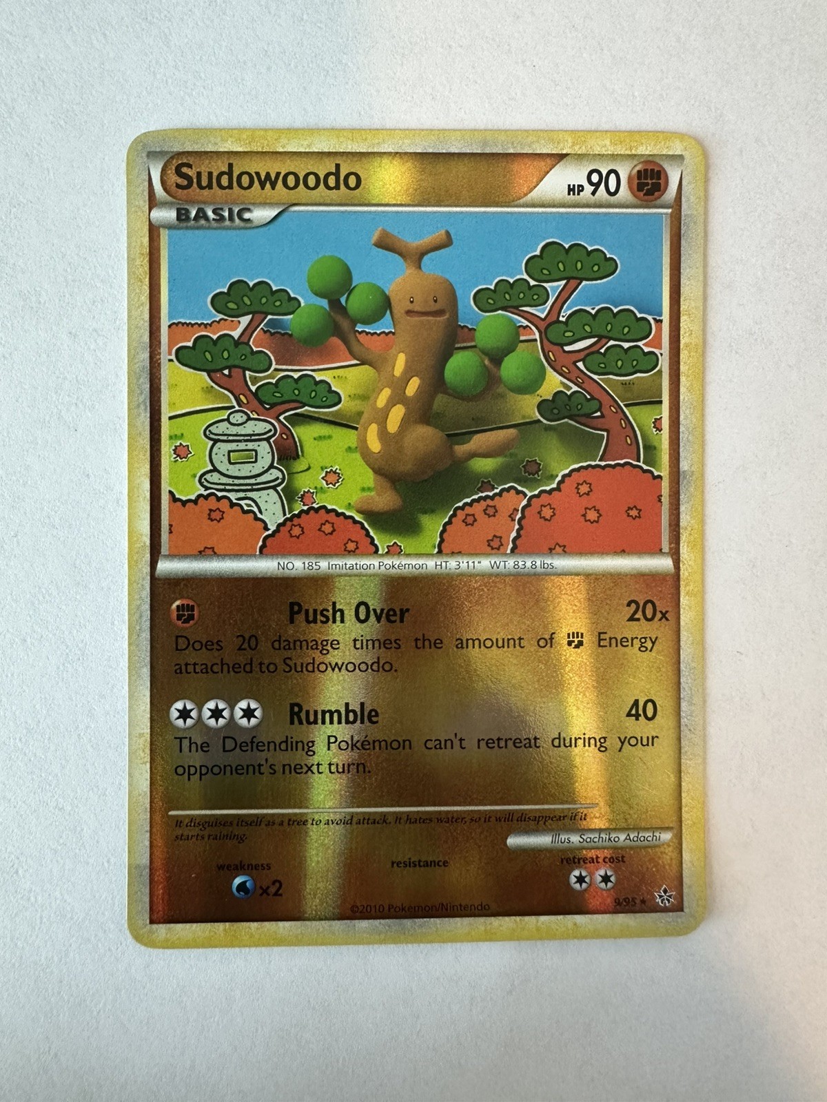 Pokémon TCG - Sudowoodo 9/95 Unleashed Reverse Holo - LP