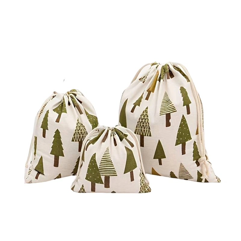 Christmas Tree Design Bags used for Christmas gift wrapping