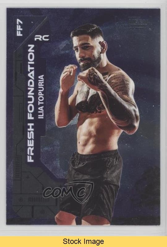 2023 Skybox Metal Universe Champions Fresh Foundation Ilia Topuria #FF7 READ vl1