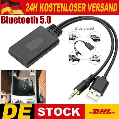 Bluetooth 5.0-kompatibler Musikadapter Auto AUX Audiokabel für BMW E90 E91 E92 `