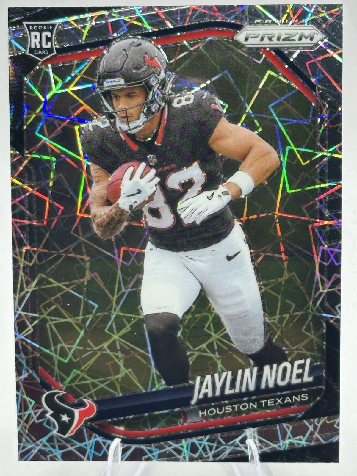 2025 Panini Prizm - Jaylin Noel #386 RC Lazer Prizm - Houston Texans