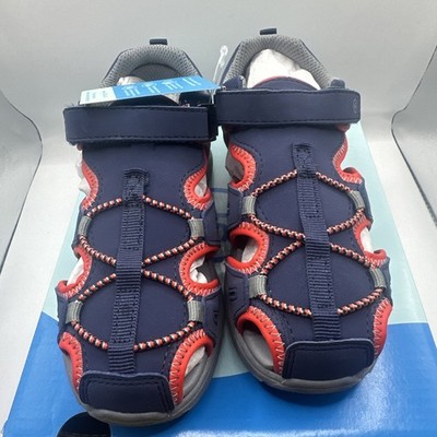 Stride Rite 360 Sandals Flux Boys Size 11M Blue And Orange Outdoor