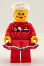 LEGO Mrs Claus Christmas Minifigure BAM 2025 Brand New Build a Minifigure