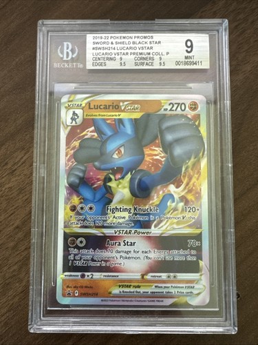Lucario VSTAR graded BGS 9 for sale on eBay