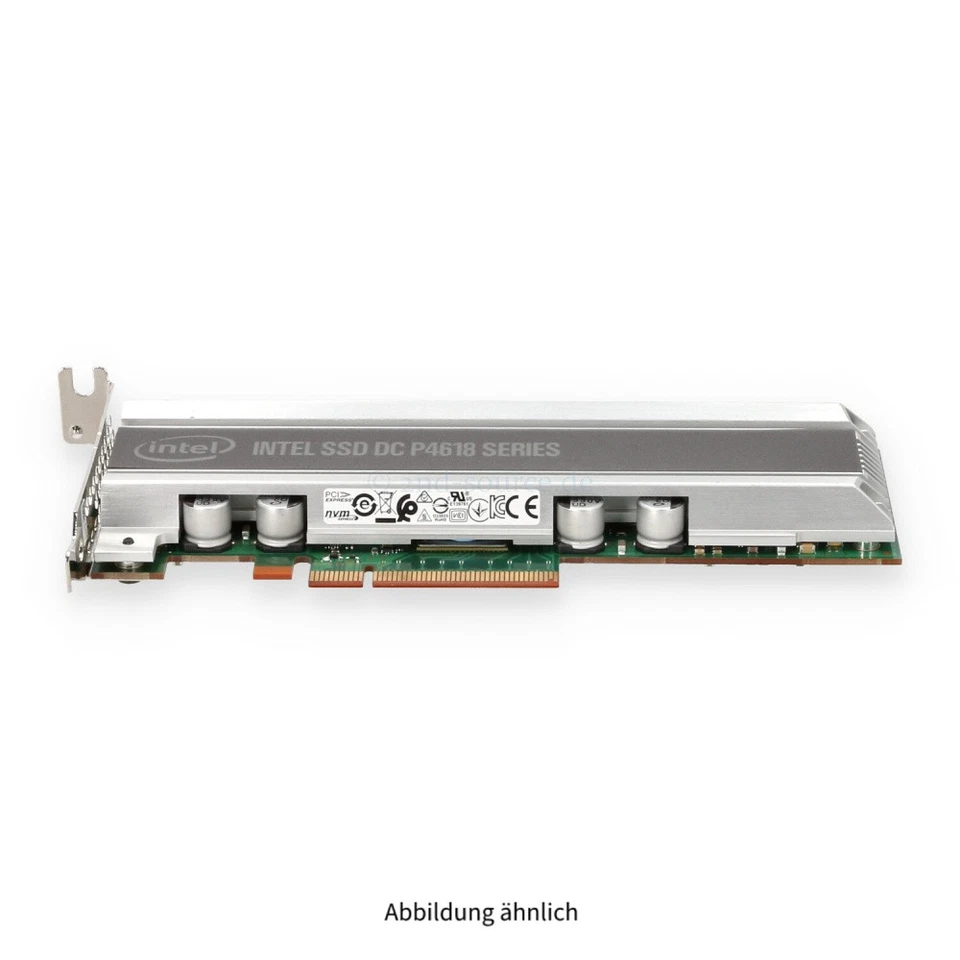 Intel P4618 6.4TB NVMe PCIe x8 SSD Low Profile SSDPECKE064T8S K14869-071 - Bild 2 von 4