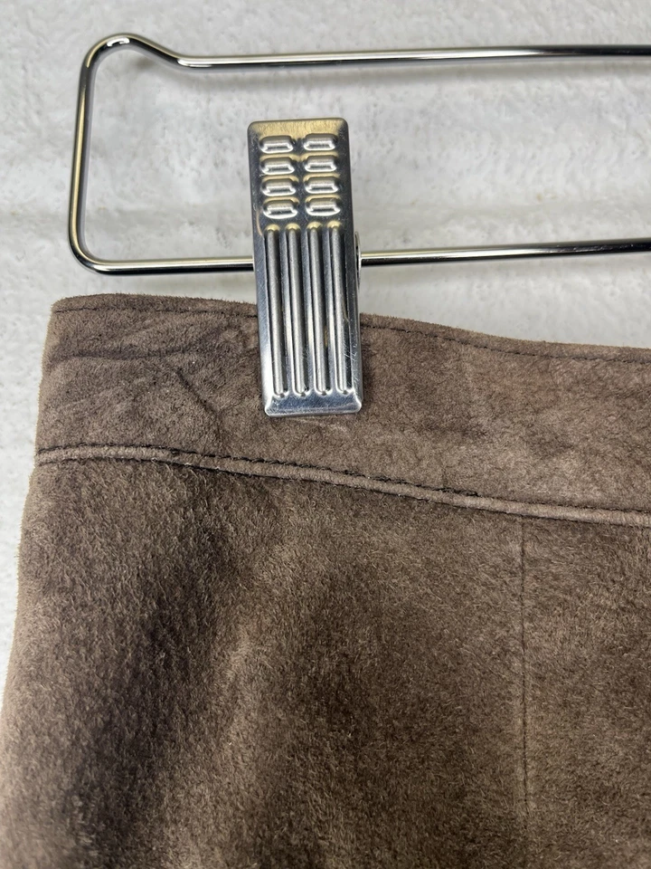 Maxi Falda Mujer Marrón Gamuza Talla 10 Y2k Pradera Western Boho Preswick & Moore Foto 4 de 4