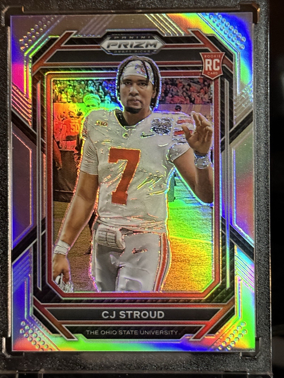 2023 PANINI PRIZM DRAFT PICKS #102 C.J. STROUD SILVER PRIZM VARIATION (RC/SP)