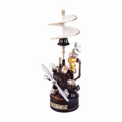 ROKR Leonardo Da Vinci's Helicopter Mechanical 3D Puzzle Budding Toy Gift