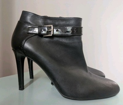 Ralph Lauren Black Leather  Ankle Boots 8.5 B