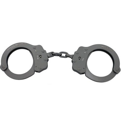 Peerless Model 730C Superlite Aluminum Chain-Linked Handcuffs & Keys, Gray