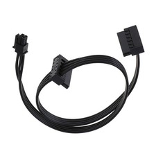 Motherboard ATX mini 4pin to 2x SATA SSD Power Cable Hard Drive for Lenovo