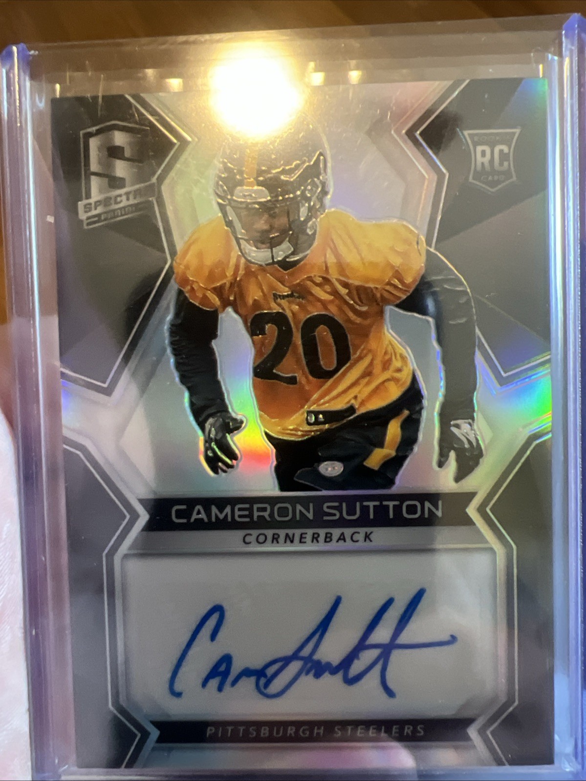 Cameron Sutton Panini Spectra #187 Autograph