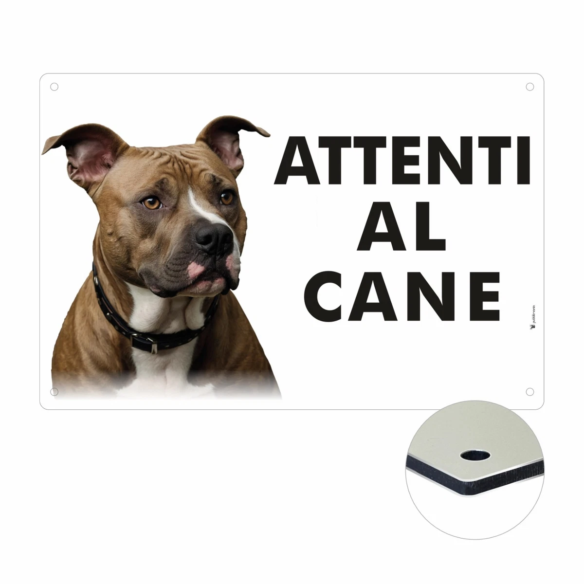 CARTELLO TARGA ATTENTI AL CANE CAVALIER KING red legno 100% cm. 13 x 28 EUR 9,90 - IT