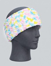 Womens Pink Blue Yellow Ear Warmer Headband Cosy Chunky Knit Multicolour Gift