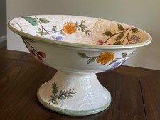 Large Ceramic Fruit Bowl Centerpiece
