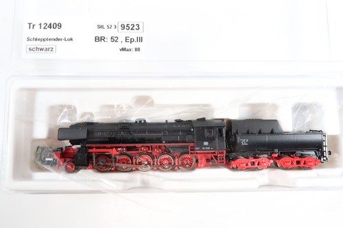 Minitrix 12409 Dampflok BR 52 3329 DB Ep. III Spur N DIGITAL in OVP | Condition: Gebraucht