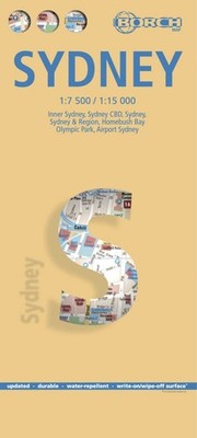 Laminated Sydney Map by Borch (English Edition)
