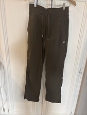 EUC Lululemon Dance Studio Mid-Rise Pant Regular Dark Green Active Sz 4