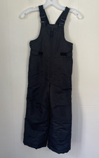 Swiss Tech Kids Snow Ski Bib Overalls Size XS Black Outdoor Winter Outerwear