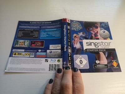Singstar Starter Pack - PS3 Playstation 3 Frontcover + Backcover Gebraucht