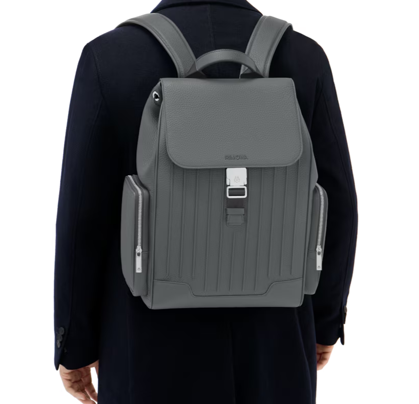 RIMOWA NEVER STILL Leather Backpack (2026), Large - Grey (No Tags
