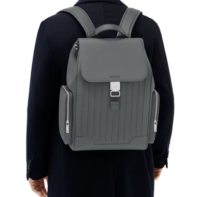 RIMOWA NEVER STILL Leather Backpack (2026), Large - Grey (No Tags
