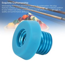 Billiard Cue Rubber Bumper Aluminum Alloy Rubber Billiard Cue Bottom Cover Plug
