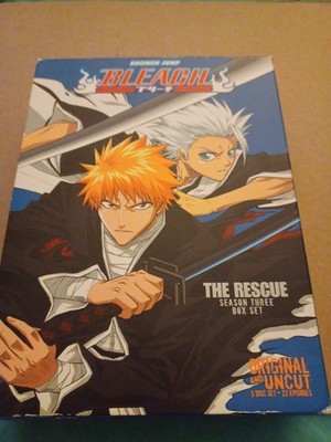 Bleach Uncut - Box Set 3 (DVD, 2009, 5-Disc Set)
