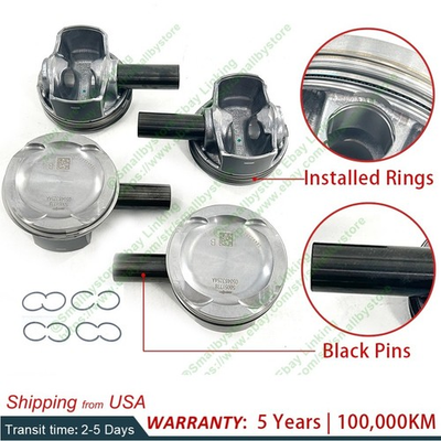 #ad #ad OEM 4pc set Piston with ring for Jeep wrangler campass 2.0T Grand Cherokee 2.0T $132.99