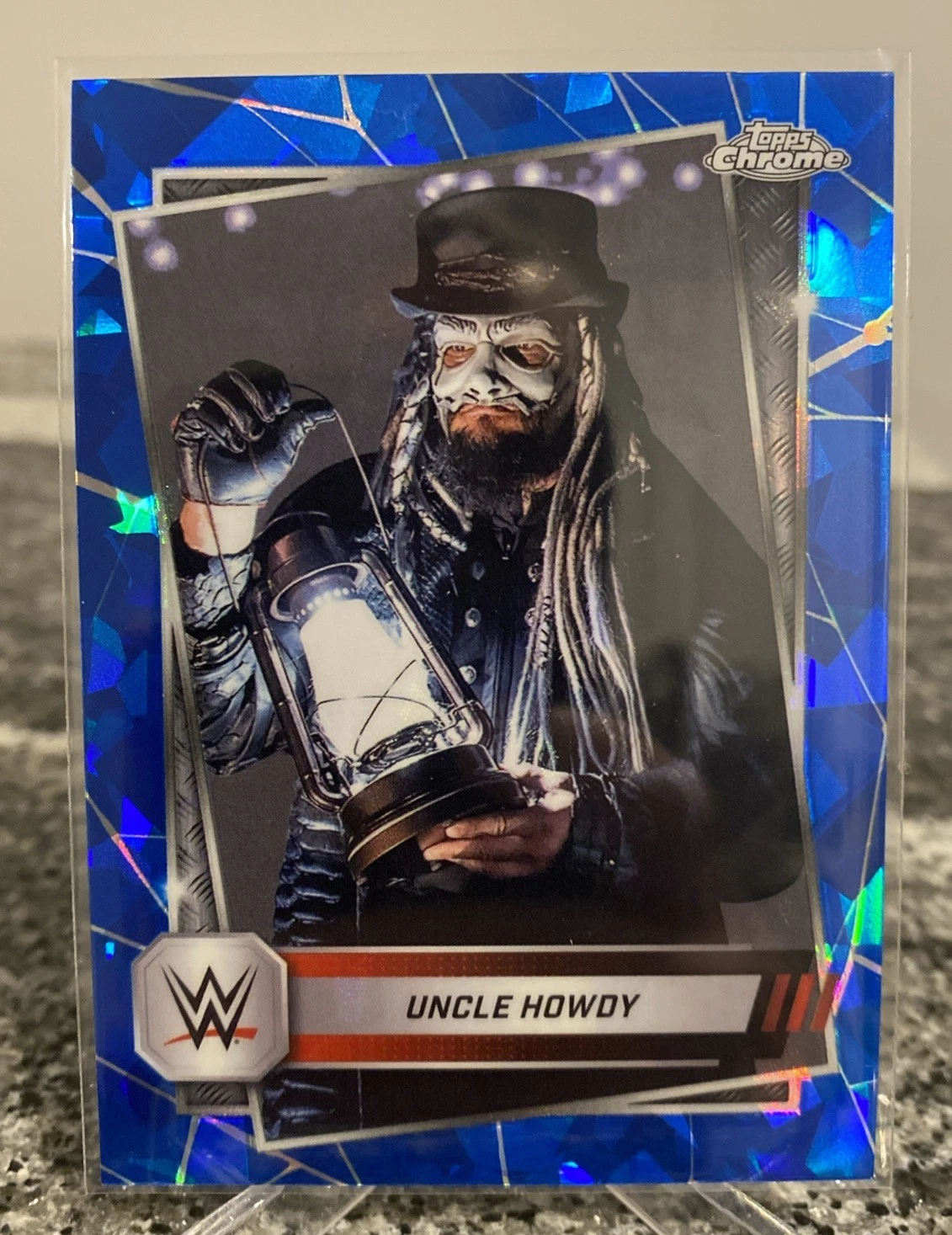 2025 WWE Topps Chrome Sapphire Uncle Howdy Blue