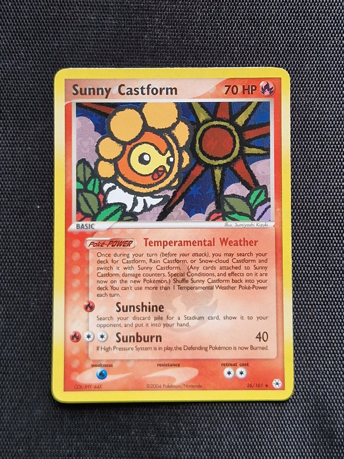 Sunny Castform 26/101 Rare Reverse Holo Hidden Legends Pokemon TCG - NM