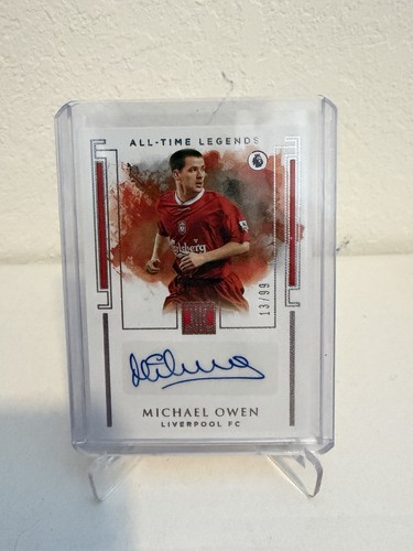 2019/20 Panini Impeccable Soccer All Time Legend Michael Owen /99