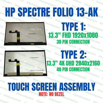 L38696-001 HP SPECTRE FOLIO 13-AK0023DX 13-AK1016NR LCD Display Touch Screen FHD