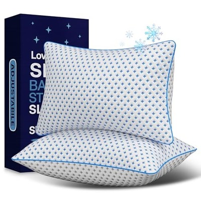 Memory Foam Pillows Pack   Adjustable Loft Cooling King (U.S. Standard) 2