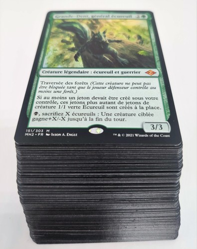 MTG Commander Deck Großer Generalzahn Eichhörnchen Chatterfang 100 Karten Magic EDH - Bild 10 von 10