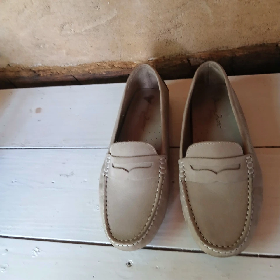 Женские мокасины для вождения Massimo Matteo мокасины пенни кожа бежевые размер 8B8B - Изображение 2 из 4